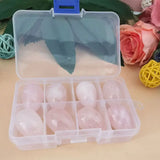 20x30mm Egg-Shape Gemstones for Home Decoration Healing Balancing  8PCS In Box