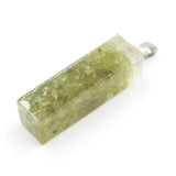 Crystal pendant Amethyst Pendant Crystal gravel square Ladies Fashion Pendant Hexagonal Natural Crystal Quartz Healing