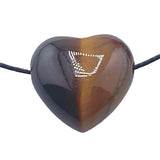 Natural Crystal Heart Pocket Stone, Polished Heart‑Shaped Gemstone Palm Worry Stone, Healing Crystal Love Decor & Gift