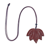 Excellent Quality Hand-Carved Crystal Maple Leaf Pendant, Multi Color Natural Gemstone Leaf Bead with Pre-Drilled Hole for Jewelry Craft & Spiritual Gift
