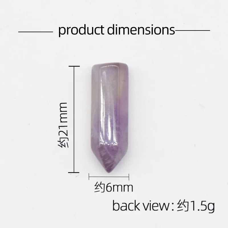 Mini Healing Crystal Obelisk Tower Set • Hand-Polished 6x21mm Gemstone Points • Spiritual Meditation Chakra Stones & Witchy Decor