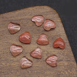 10MM Heart Gemstone Cabochon for Making Jewelry
