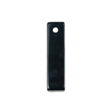 25×6mm Natural Crystal Rectangle Pendant | Pre-Drilled Gemstone Bar Charm for DIY Jewelry