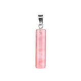 8x30MM Cylinder Shaped Gemstone Pendant for DIY Making Jewelry