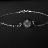 Real Gemstone Chain Bracelet Aromatherapy Essential Oil Diffuser Bracelet - Natural Gemstone Beads Healing Crystal Bracelet