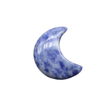Natural Moon Gemstone Carved Crystals Stone Healing Energy Pocket Figurine Home Decorative DIY Jewelry Making
