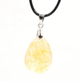 Augen pendant Amethyst Pendant Crystal gravel water drop men's and women's Fashion Pendant Natural Teardrop Quartz Crystal Stone