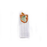 Natural Selenite & Raw Amethyst Pendant | Gold Plated Gypsum Strip Charm for Unisex Crystal Jewelry