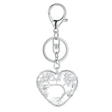 Tree of Life Chakra Key chain Pendant Heart-Shaped 7 Chakras Natural Gemstone Handmade key chain for Women Men