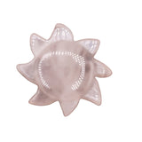 30mm Natural Crystal Hollow Flower Pendant | Hand-Carved Plum Blossom Gemstone for DIY Jewelry
