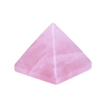 Natural Pyramid Carved Chakra Healing Crystal Reiki Stone Radiation Deflection Home Decor Gift Decoration Crafts 1Inch