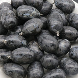 Natural Egg Shape Crystal Pendants for DIY Jewelry Making, Polished Gemstone Tumbled Stone Charms with Loop, Wholesale Healing Quartz Rebirth Talisman for Necklaces
