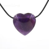 Crystal Pendant Heart NecklaceNatural Rose Quartz Crystal Healing Stone necklace Love Heart Shaped Chakra Reiki Pointed Gemstone