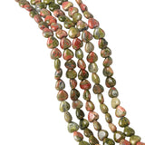 Loose 10MM Heart Gemstone Beads for DIY Jewelry (Approx 40PCS/Strand & 38CM)