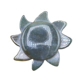 30mm Natural Crystal Hollow Flower Pendant | Hand-Carved Plum Blossom Gemstone for DIY Jewelry