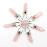 Natural crystal 7 Point Energy Generator Crystals and Healing Stones Chakra Quartz Decorate