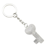 Symbolic Heart Key Crystal Keychain | Natural Healing Stone Pendant Bag & Key Charm