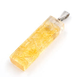 Crystal pendant Amethyst pendant  Rectangular Crystal Stone cylindrical lady Pendant Hexagonal Natural Crystal Quartz Healing