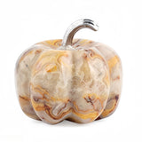 30MM Hand Carved Natural Stone Pumpkin Statue Rose Quartz Tiger Eye Crystal Pumpkin Halloween Harvest Decor Wholesale