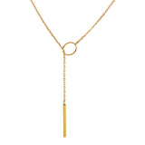 Jewelry Customized Necklace for Women Necklace Looped Long Lariat Pendant Personalized Gifts for Women Girls Summer Beach