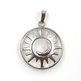 Round Tree of Life Natural Gemstone Pendant Necklace Multi Color Healing Crystal Silver Plated Charm Jewelry for Women Gift