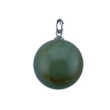 20mm Natural Polished Crystal Sphere Pendant Charms, Round Gemstone Ball DIY Jewelry Making Supplies Chakra Healing Pendant for Necklace Craft