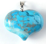 Boho Natural Crystal Heart Pendant, Polished Heart‑Shaped Healing Gemstone with Connector Bail, Reiki Meditation Energy Stone Amulet Pendant Bulk Supply