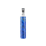 8x30MM Cylinder Shaped Gemstone Pendant for DIY Making Jewelry