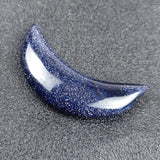 Natural Stone Crescent Moon Healing Crystals Polished Quartz Pocket Palm Stones for Meditation Chakra Balancing Wicca Altar Decor and Crafting