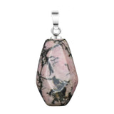 Gemstone Coffin Pendant for Making Jewelry Handmade Craved 19x30mm Halloween Gothic  #SP11378 Crystal Charm
