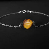 Real Gemstone Chain Bracelet Aromatherapy Essential Oil Diffuser Bracelet - Natural Gemstone Beads Healing Crystal Bracelet