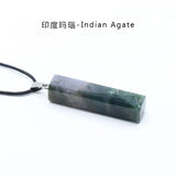 Natural Crystal Quartz Hexagonal Point Pendant Necklace Healing Stone Columns Jewelry for Women Men