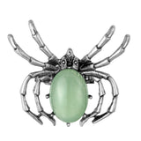 Spider Brooches for Women Men,Clothes and Bags Decoration Ornament Love Friendship Buddies,Gemstone Pendant Necklace Balance