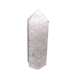 Orgonite Chipped Crystal Hexagonal Wand Point Tower  Natural Chakra Chips Resin Obelisk for Meditation Home Decor
