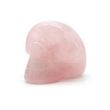 Halloween Skull Crystal Carving | Natural Unakite Healing Stone Figurine for Gothic Home Decor & Gift