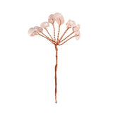 Carved Natural Crystal Chips Gemstone Tree Branch Semi-Precious Stone Home Decoration Ornament for DIY Craft Making