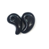 Comma Shape Natural Stone Pendant, Polished Crystal Agate Charms for DIY Necklace Bracelet Jewelry Making