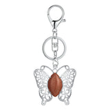 Butterfly Transformation Natural Crystal Pendants – Aesthetic Oval Gemstone Choker Necklace & Creative DIY Accessories
