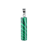 8x30MM Cylinder Shaped Gemstone Pendant for DIY Making Jewelry