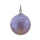 20mm Natural Polished Crystal Sphere Pendant Charms, Round Gemstone Ball DIY Jewelry Making Supplies Chakra Healing Pendant for Necklace Craft