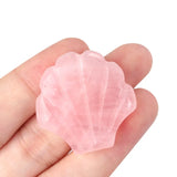 30mm Natural Crystal Shell Figurine | 30mm Natural Gemstone Pocket Stone Party & Home Decor