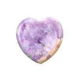 40mm Natural Heart Worry Stone, Thumb Groove Palm Crystal Stone Chakra Healing Stress Relief Pocket Stone