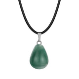 Teardrop Stone Pendants Natural Drop Charms Water-Drop Stone women Necklace for DIY Jewelry Making