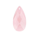 Genuine Agate Faceted Teardrop Charms: Natural Stone Pendant for Handmade Jewelry & DIY Crafting