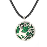Reindeer Snowflake Hollow Pendant Silver Plated Natural Crystal Inlay Christmas Charm for Jewelry Making