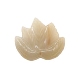 Hand Carved Natural Crystal Maple Leaf Pendant Charms Mixed Assorted Gemstone Pre-Drilled Leaf Beads for DIY Necklace Bracelet Jewelry Making