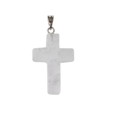 Assorted Natural Quartz Cross Crystal Pendant Handmade Gemstone Healing Charms for Jewelry Making DIY Necklaces 18x25mm Small Religious Cross Spiritual Gift