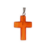 Assorted Natural Quartz Cross Crystal Pendant Handmade Gemstone Healing Charms for Jewelry Making DIY Necklaces 18x25mm Small Religious Cross Spiritual Gift