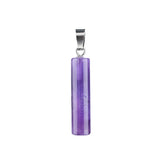 8x30MM Cylinder Shaped Gemstone Pendant for DIY Making Jewelry