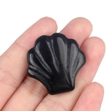 30mm Natural Crystal Shell Figurine | 30mm Natural Gemstone Pocket Stone Party & Home Decor